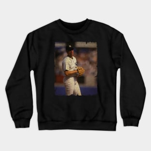 Scott Brosius in New York Yankees Crewneck Sweatshirt